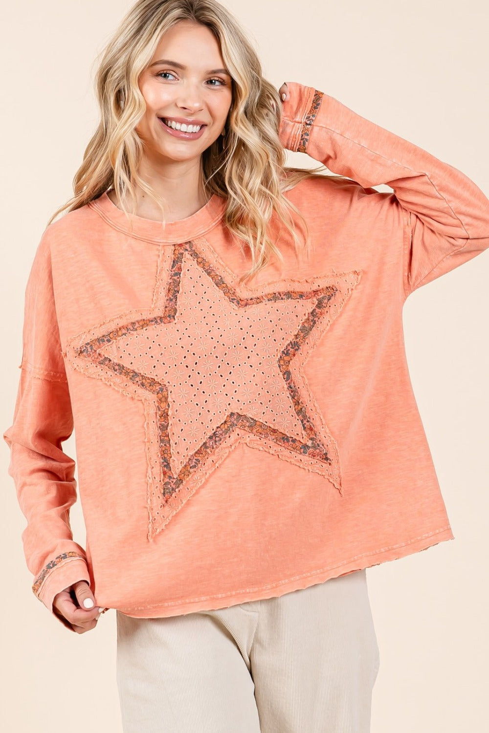 Coral Star Top