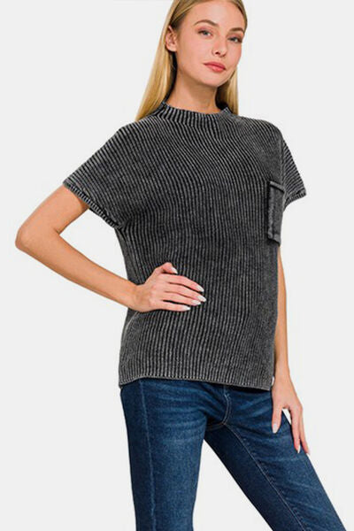 Zenana Black Sweater