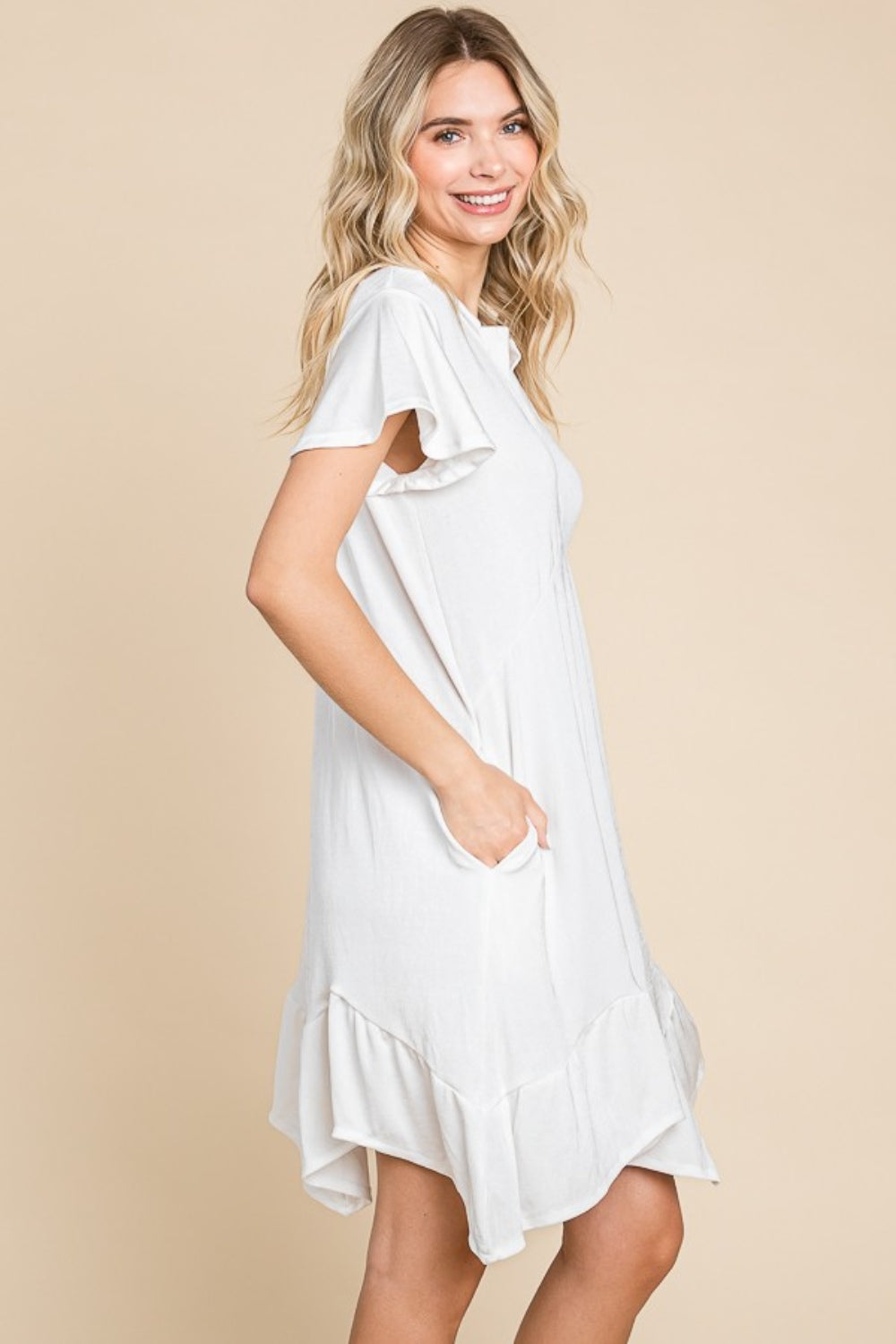 Bonnie Dress - Soft White