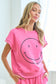 Pink Smiley Tee