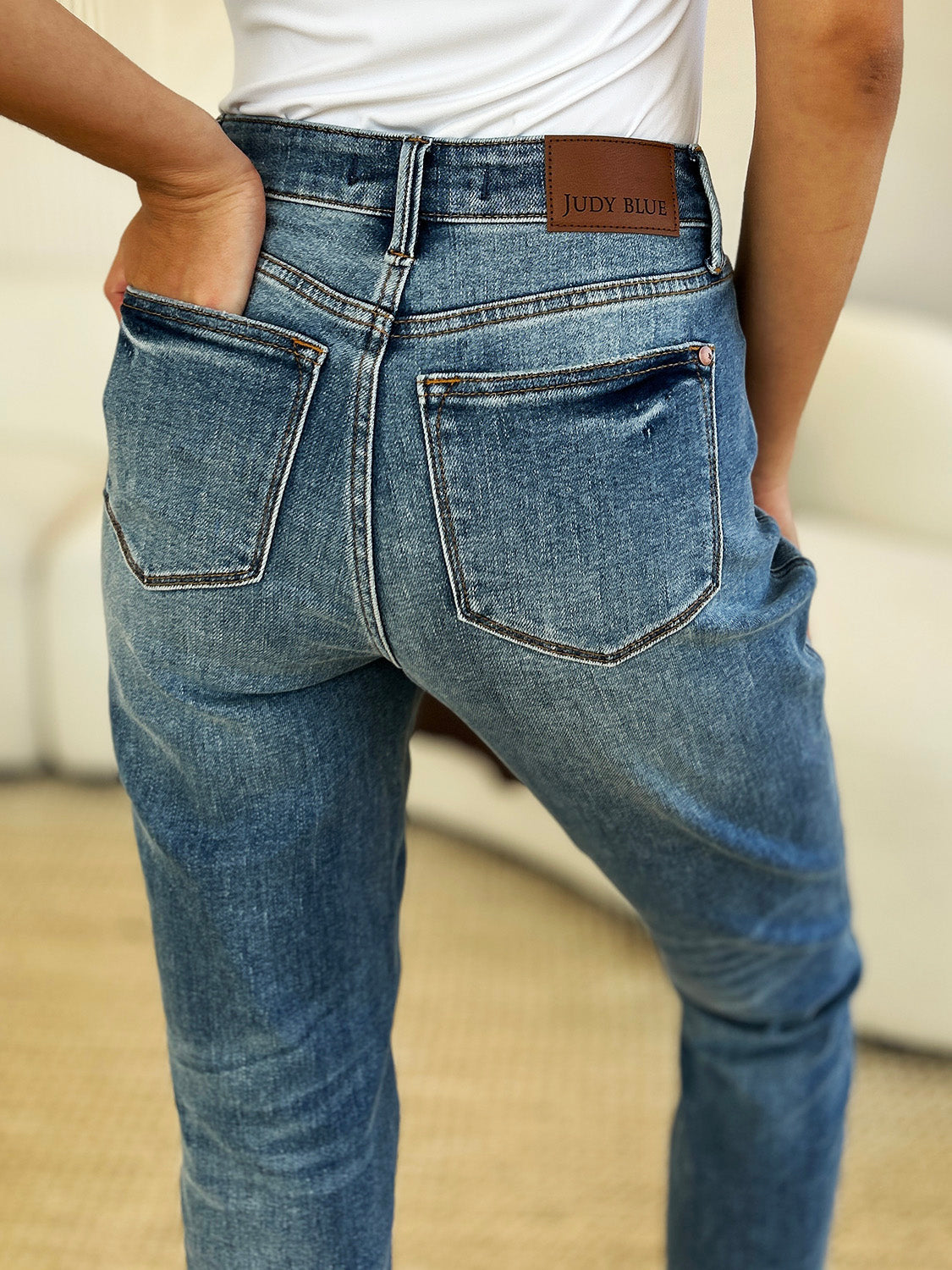 Judy Blue Rigid Magic Release Hem Jeans