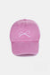 Zenana Bow Embroidered Baseball Cap