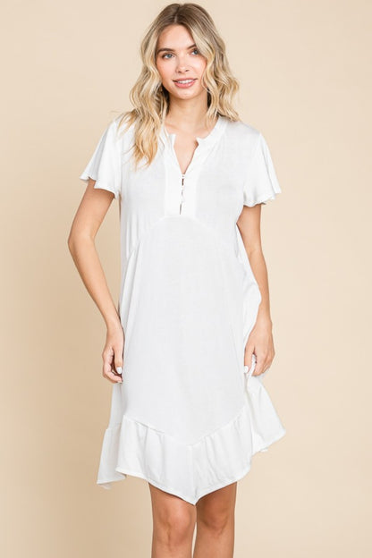 Bonnie Dress - Soft White