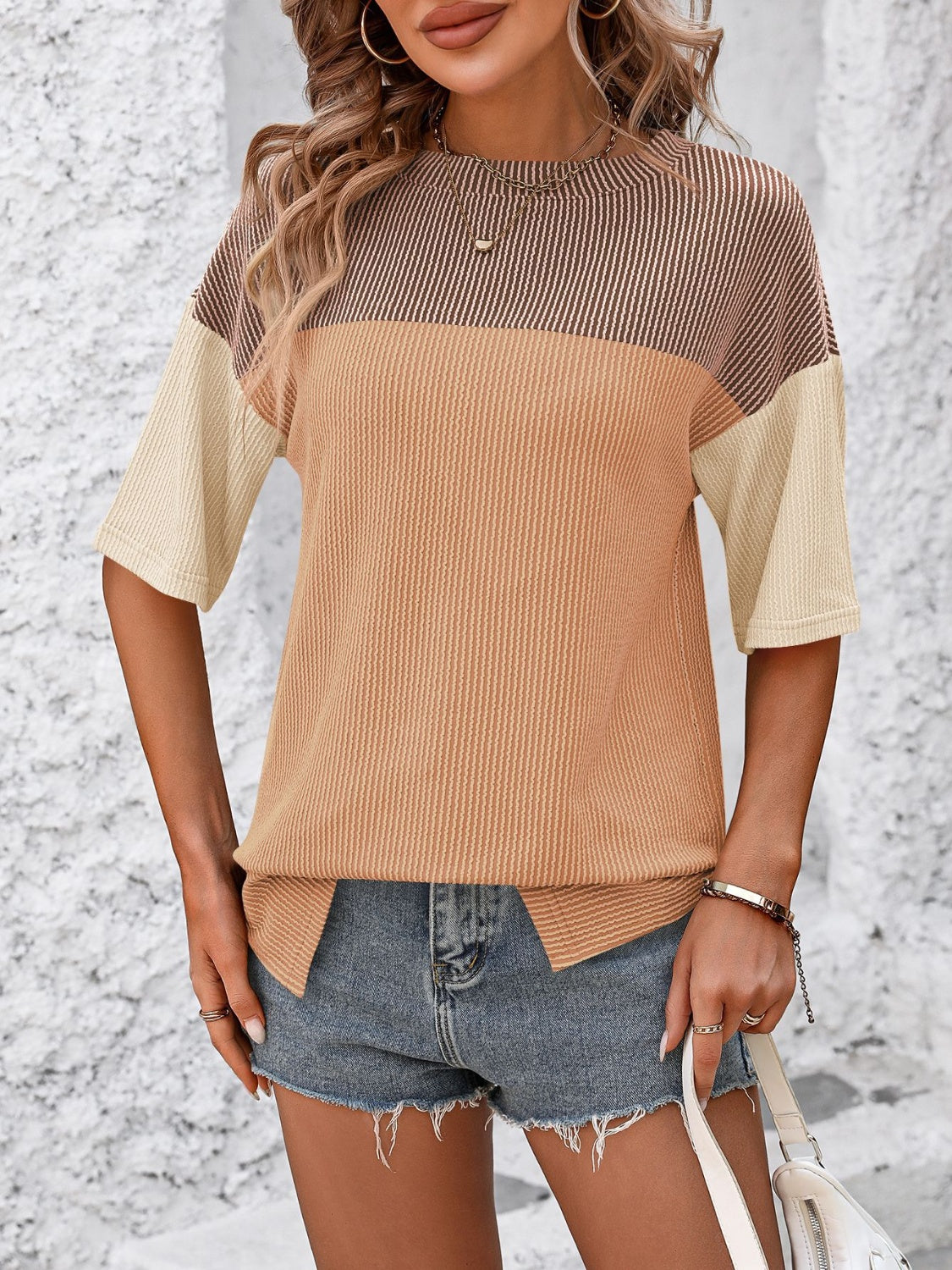 Color Block Cutie Top