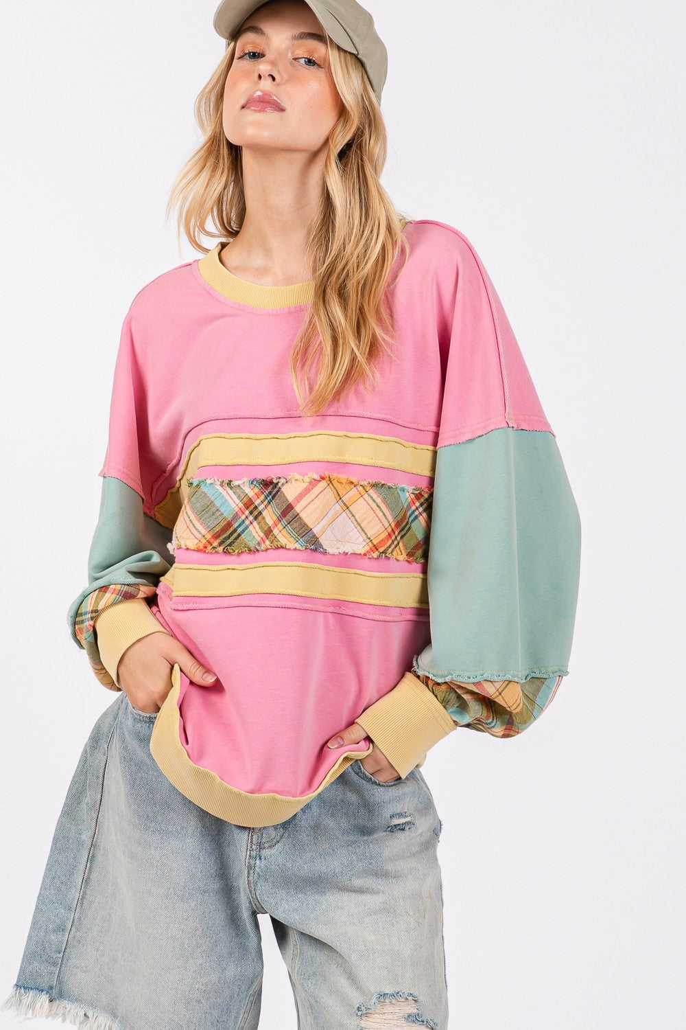 Take A Spin Sweatshirt - Pink