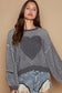 Heartbreaker Sweater - Charcoal