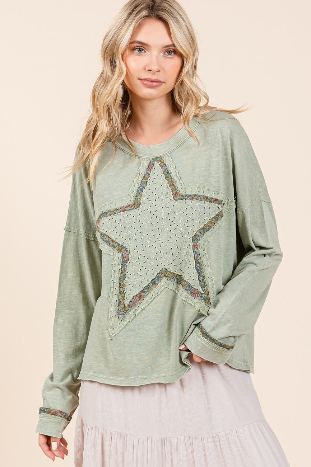 Sage Star Top