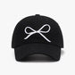 Large Bow Baseball Cap