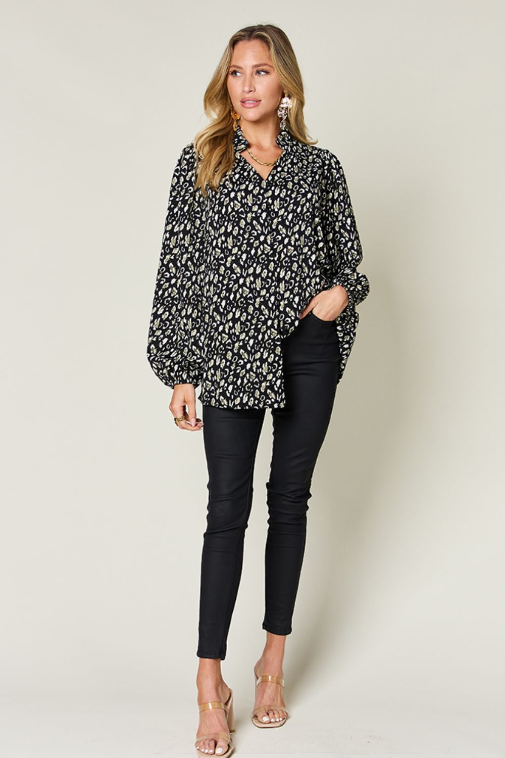Leopard Lane Top