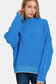 Zenana Ocean Blue Sweater