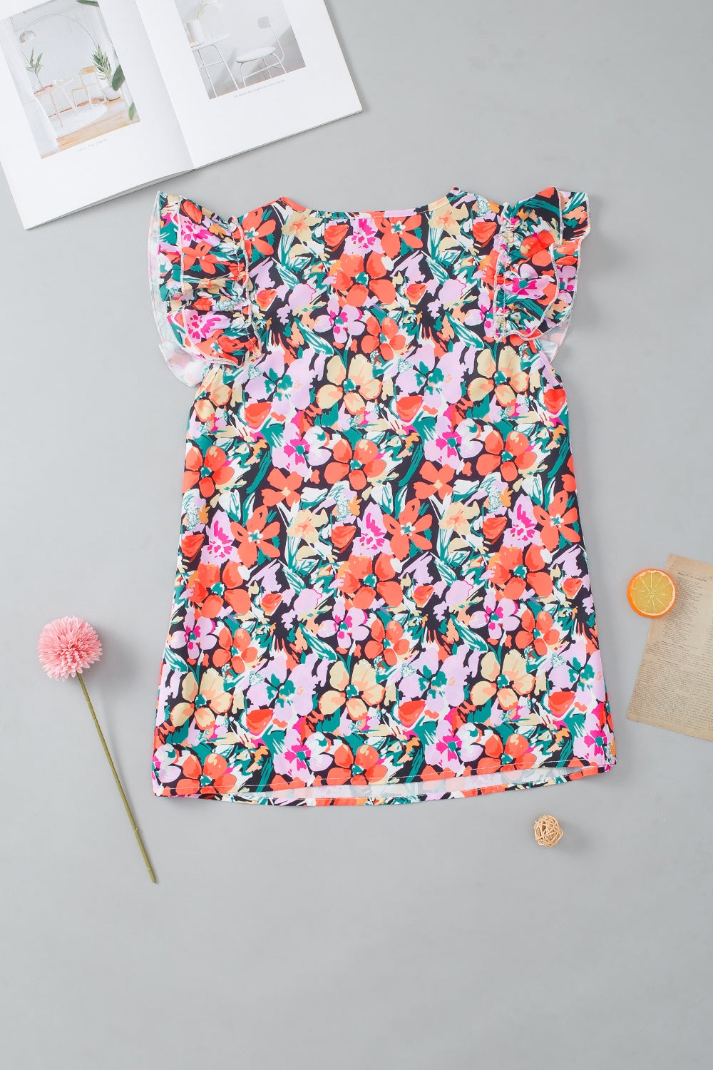 Tropical Blooms Top