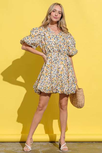 Bellflower Dress - Yellow