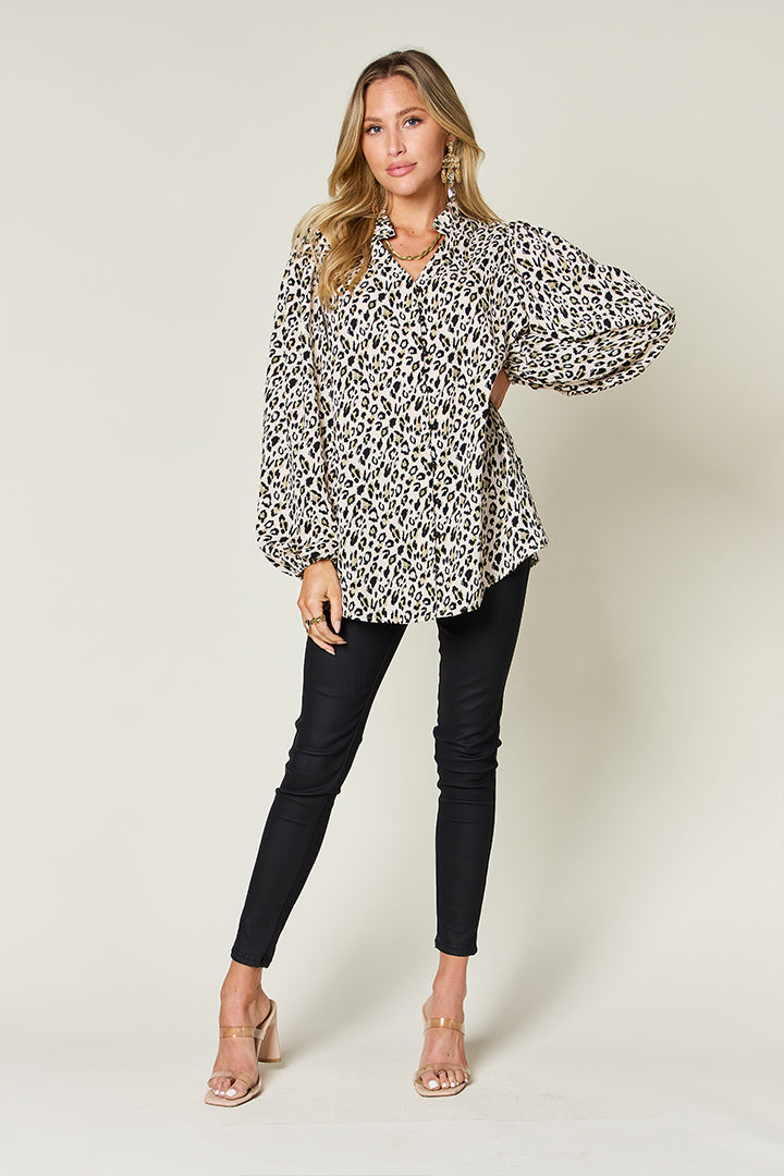 Leopard Lane Top