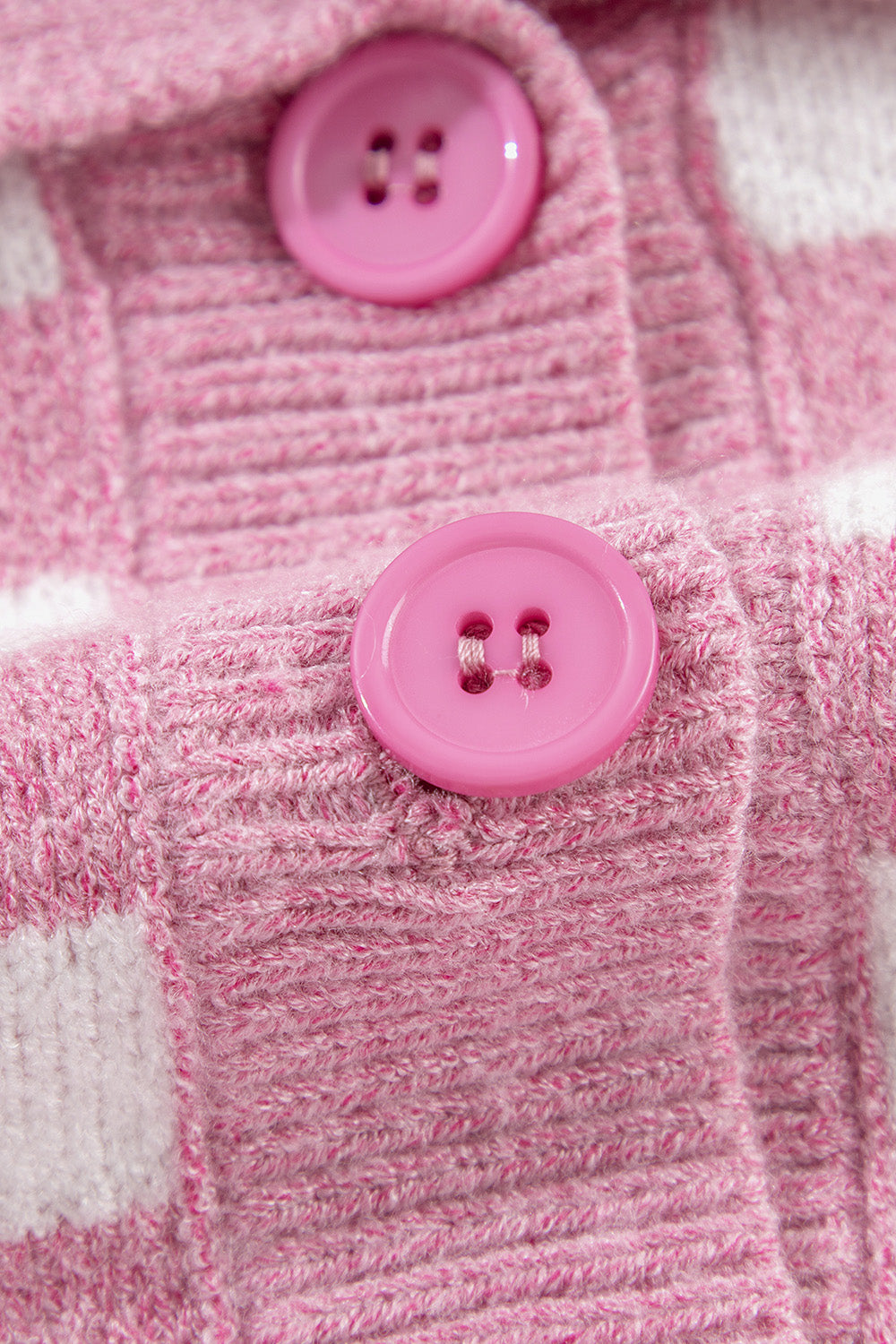 Pink Checkered Sweater