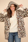 Fuzzy Leopard Jacket - Ivory