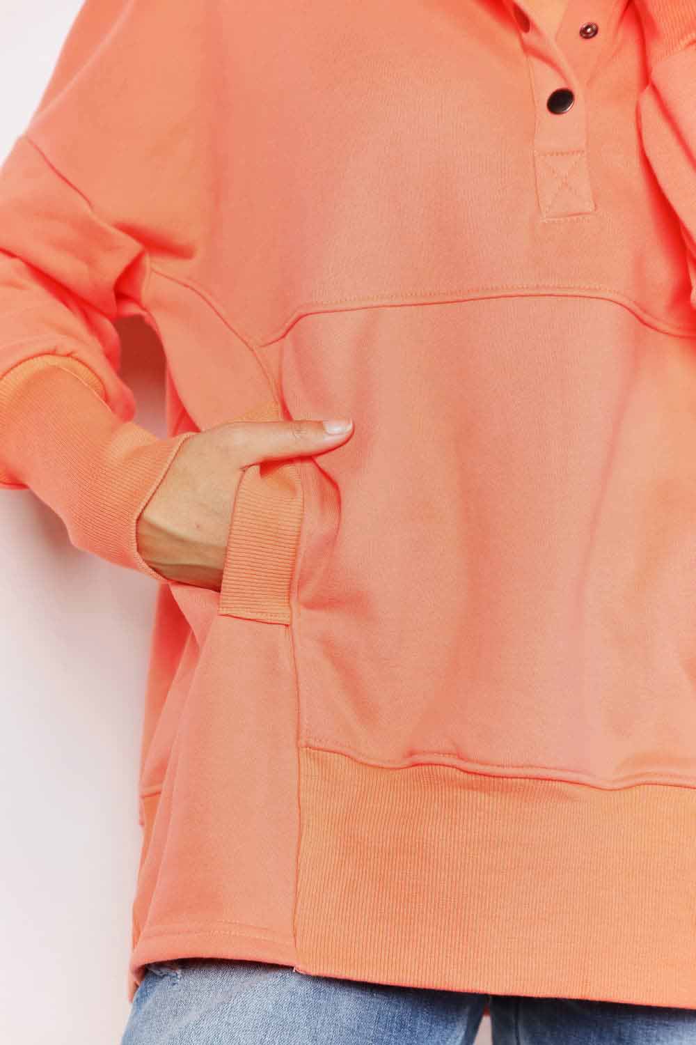 Tangerine Hoodie Sweatshirt