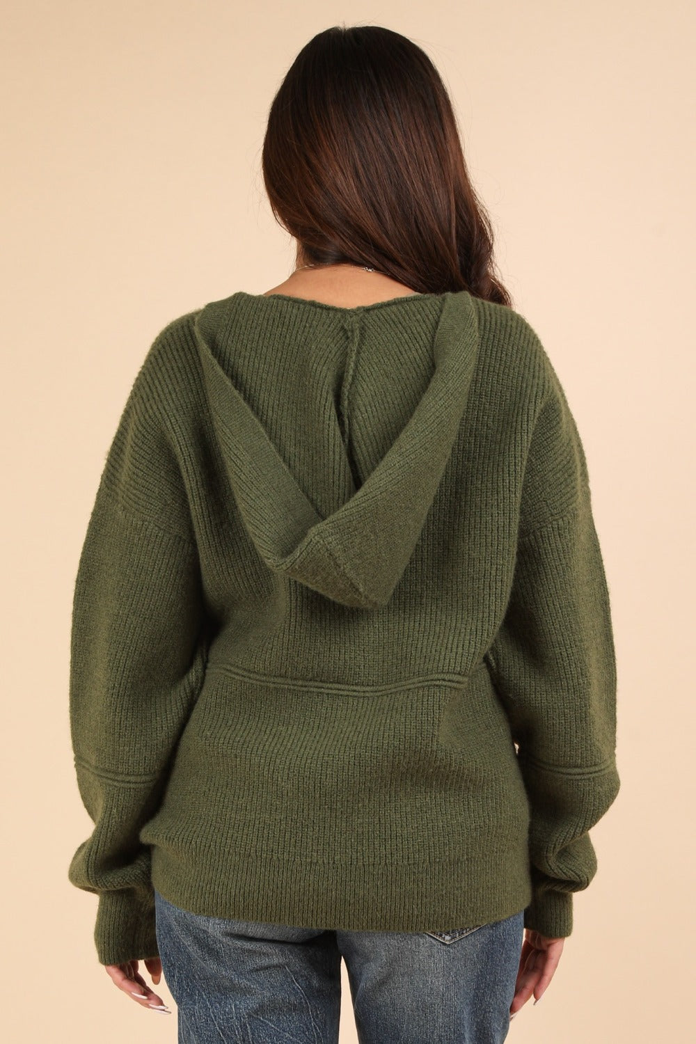 Lenway Hooded Sweater - Olive