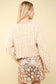 Shaggy Sweater Jacket - Cream