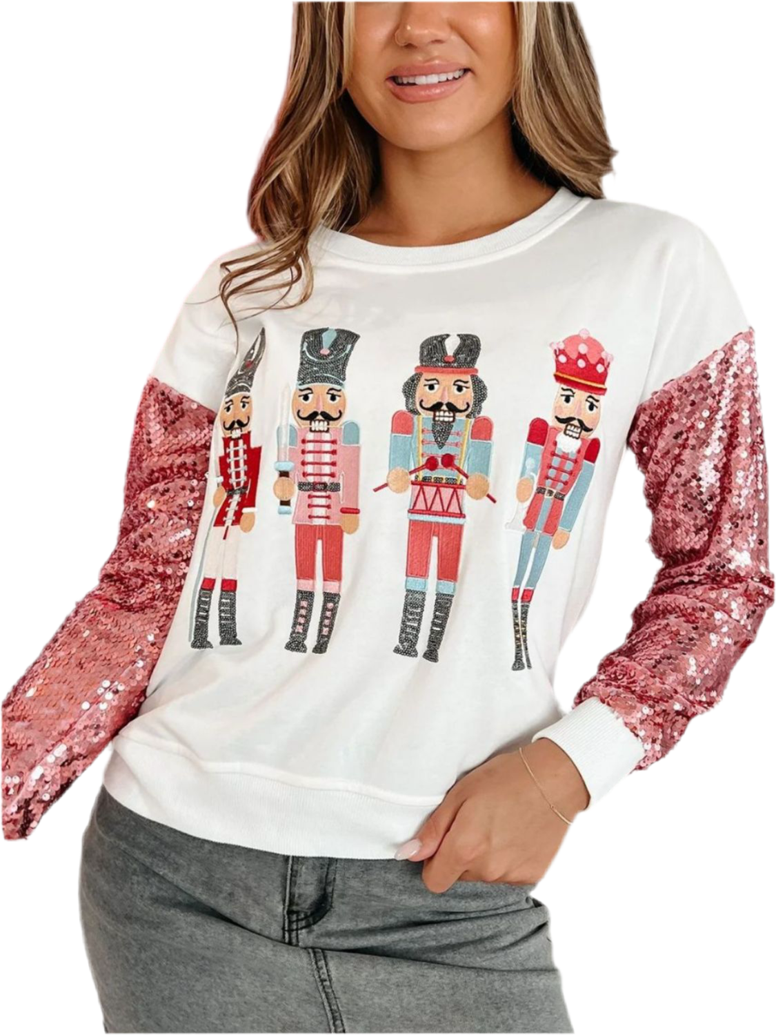 Sequin Nutcracker Sweatshirt