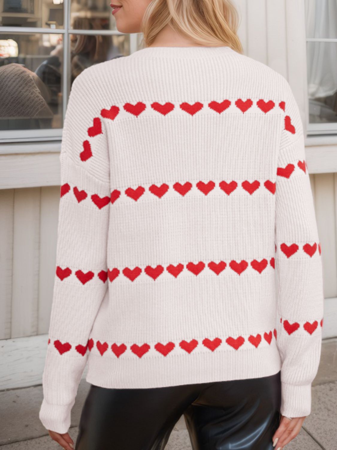 Tons of Hearts Sweater