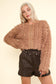 Shaggy Sweater Jacket - Mocha