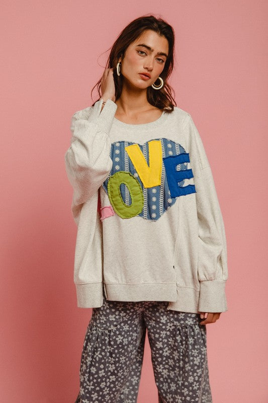 Love Patch Sweatshirt