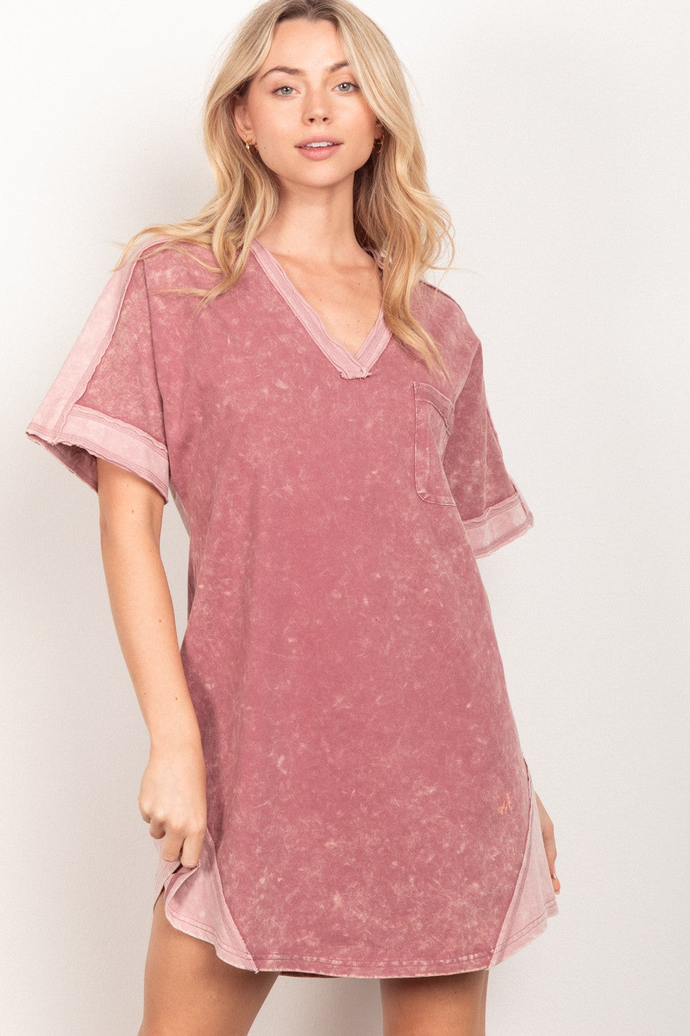 Time After Time Dress in Mauve