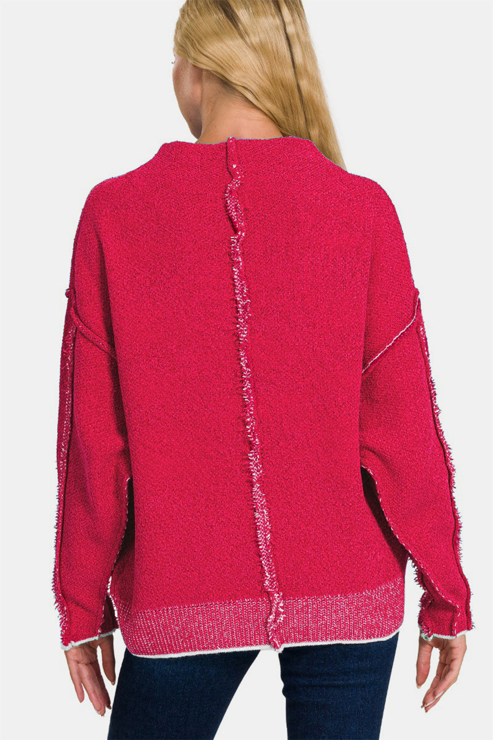 Zenana Magenta Sweater