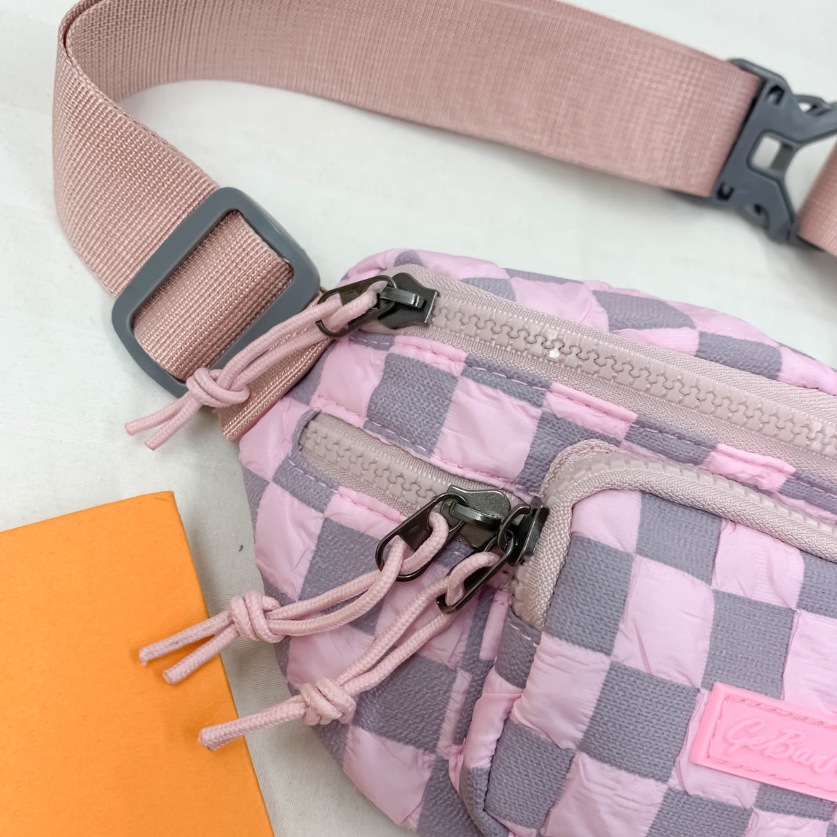 Checkered Belt Bag