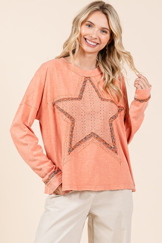 Coral Star Top