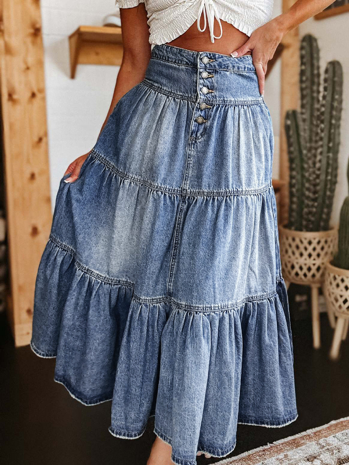 Alston Denim Skirt