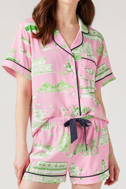 Arlowe Pajama Shorts Set