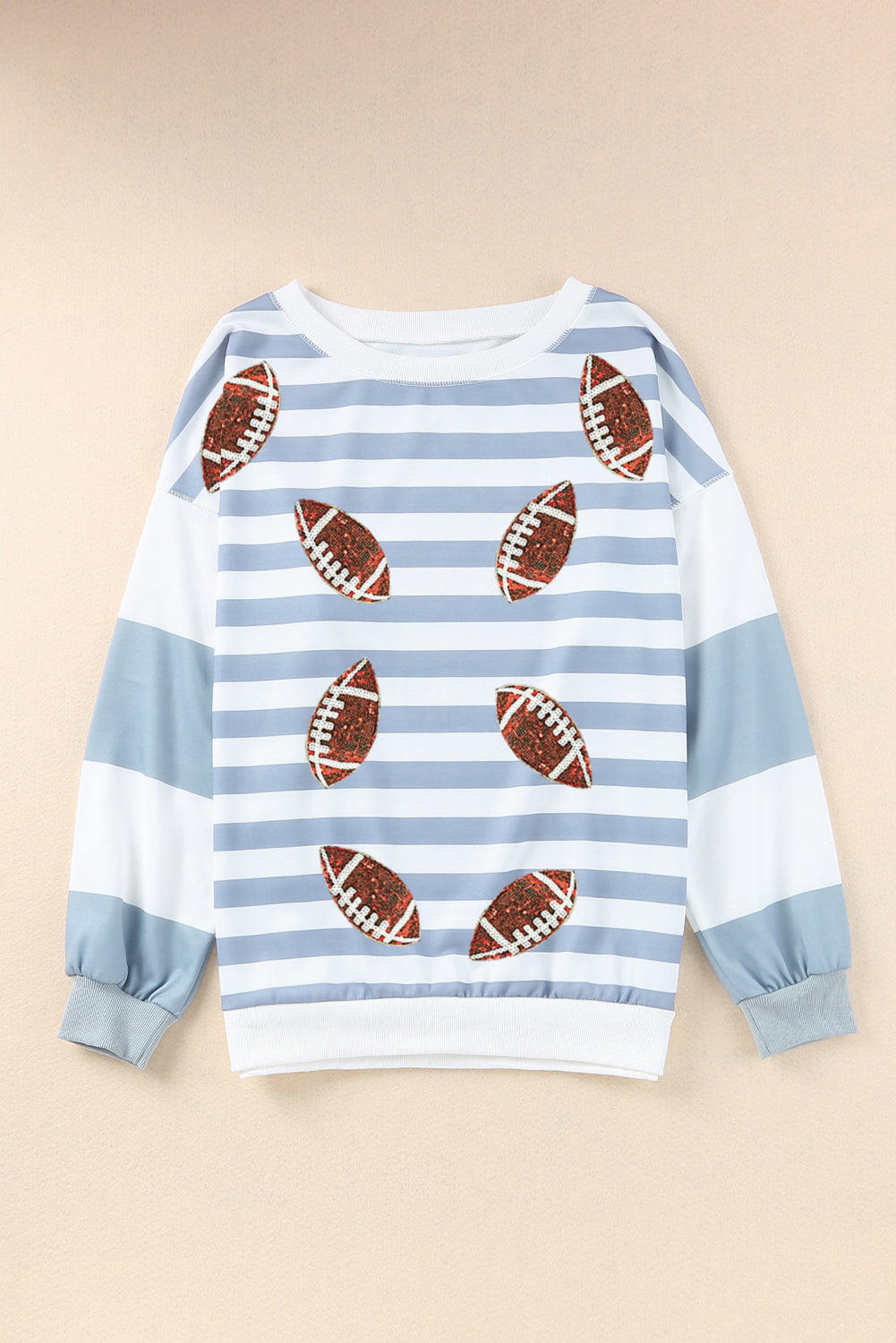 Light Blue Football Sweatshirt