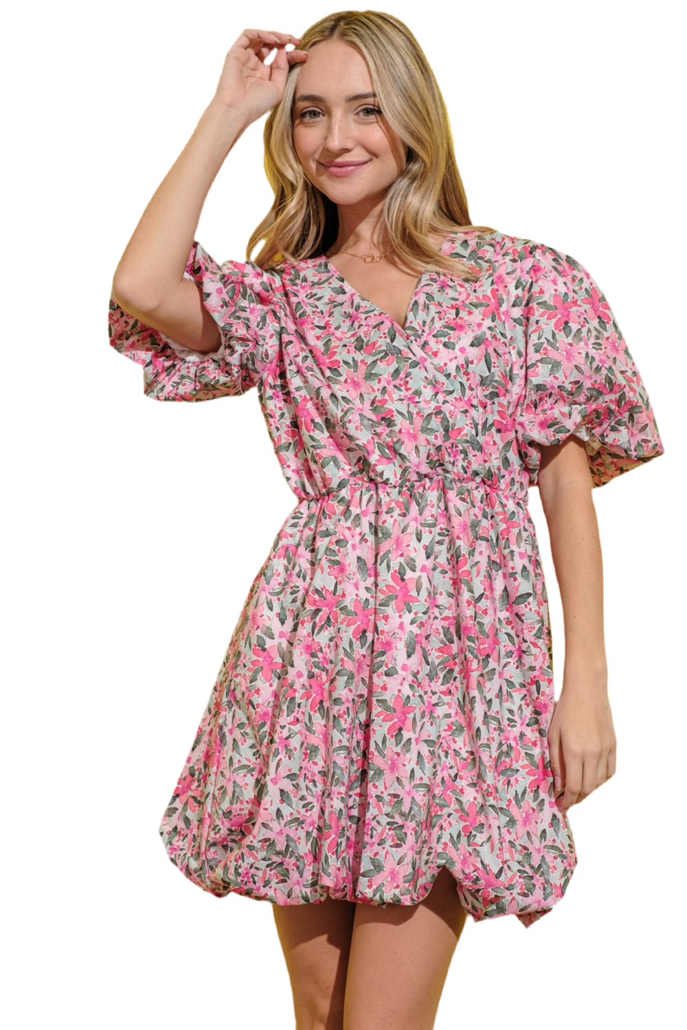 Bellflower Dress - Pink