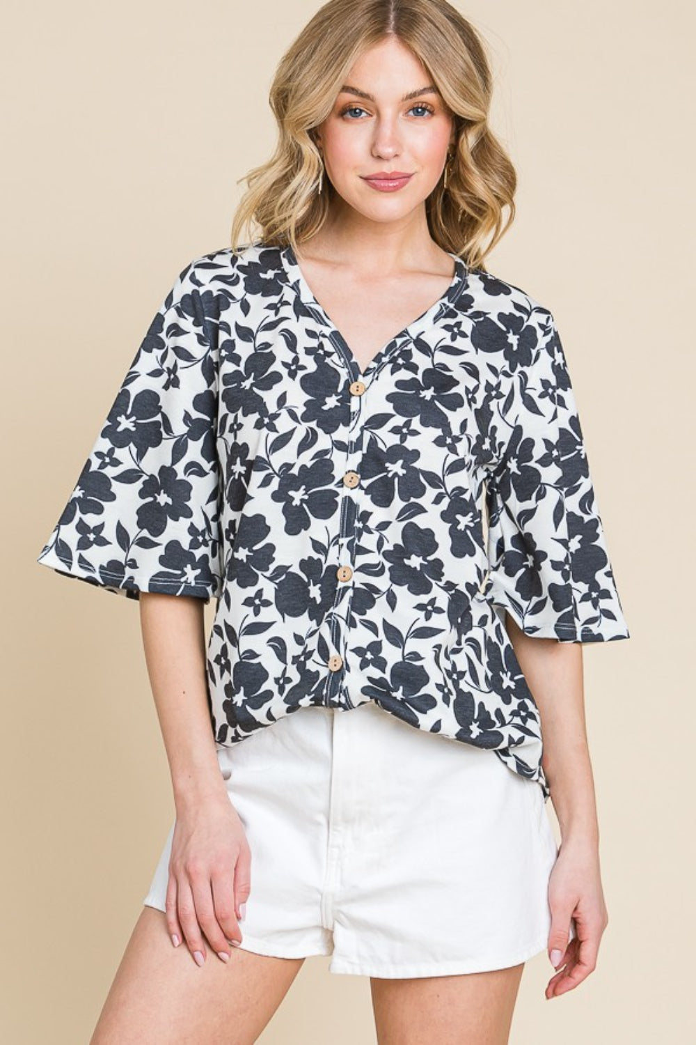 Midnight Floral Top