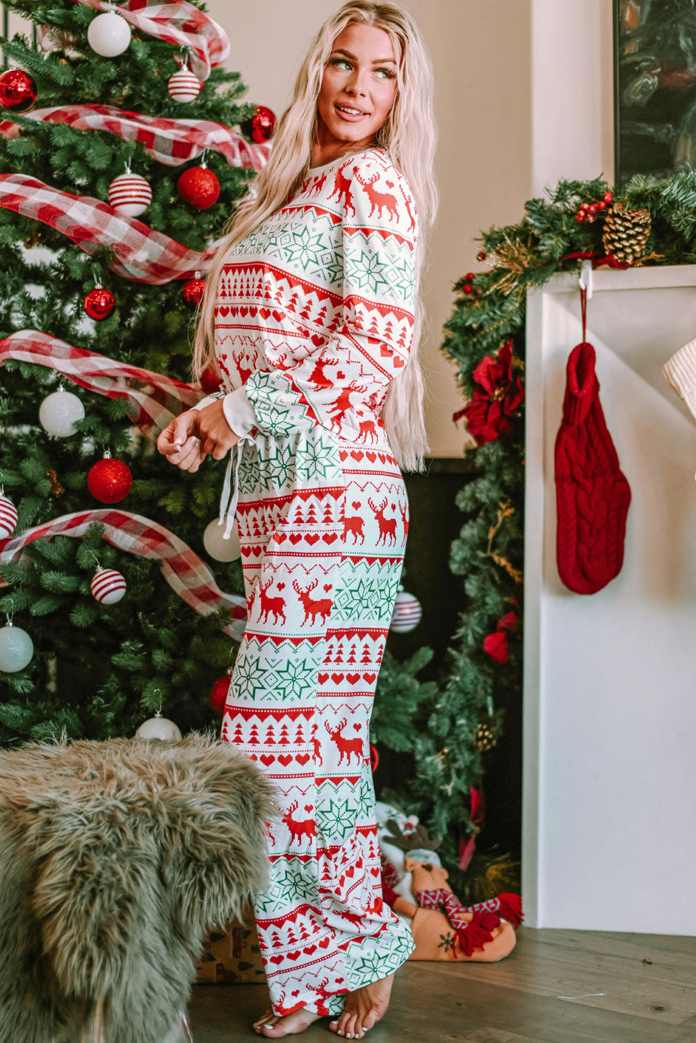 Fair Isle Pajama Set