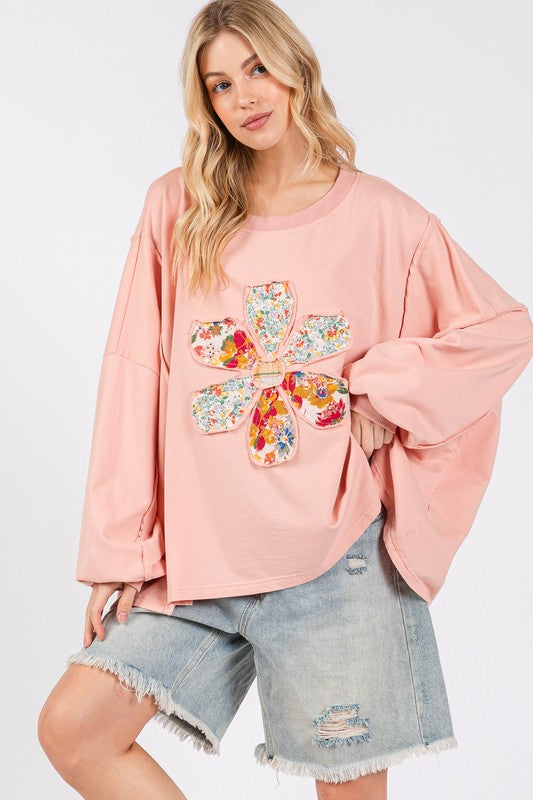 Flower Patch Top - Watermelon