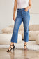 RFM Cropped Tummy Control High Waist Jeans - Medium Wash