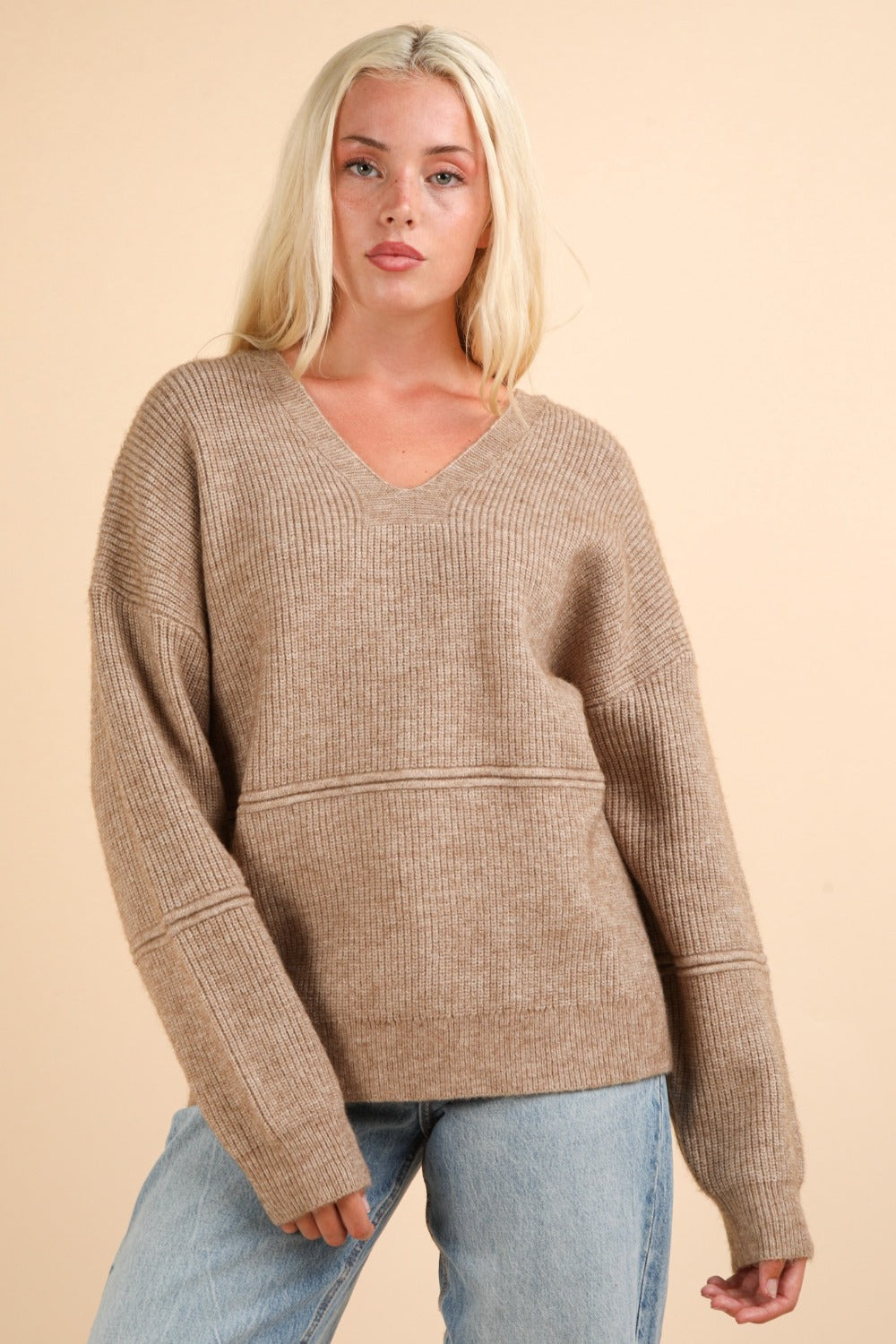 Lenway Hooded Sweater - Mocha