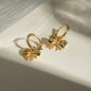 Gold Bow Earrings