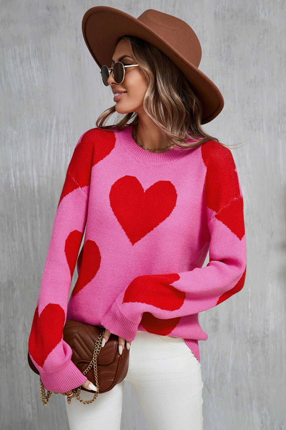 Giant Hearts Sweater