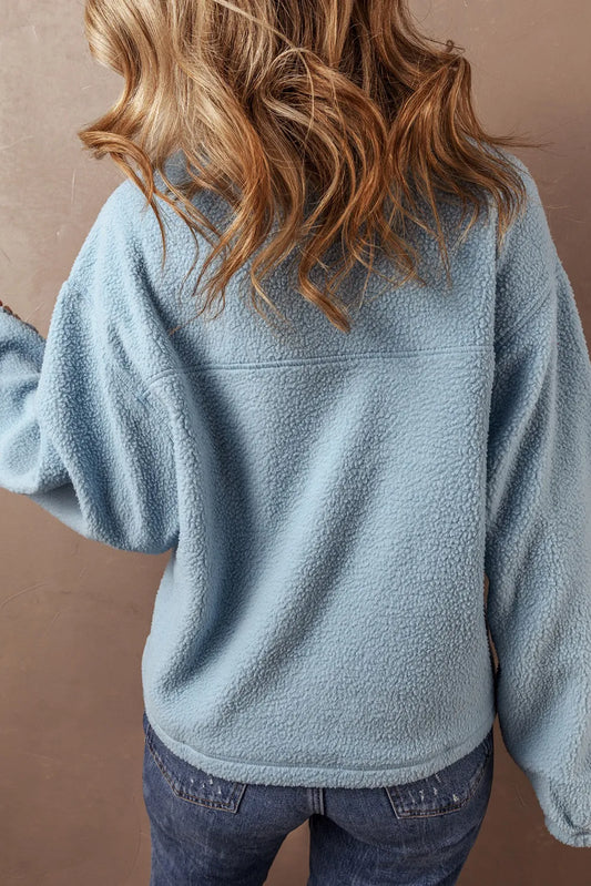 Blooms In Blue Sweatshirt