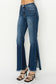 RISEN Dark Wash High Rise Flare Jeans