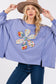 Flower Patch Top - Blue Purple