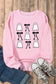 Pink Ghost Sweatshirt