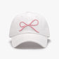 Large Bow Baseball Cap