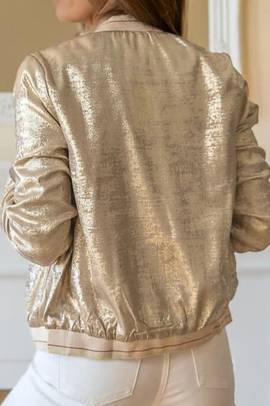 Metallic Tan Jacket