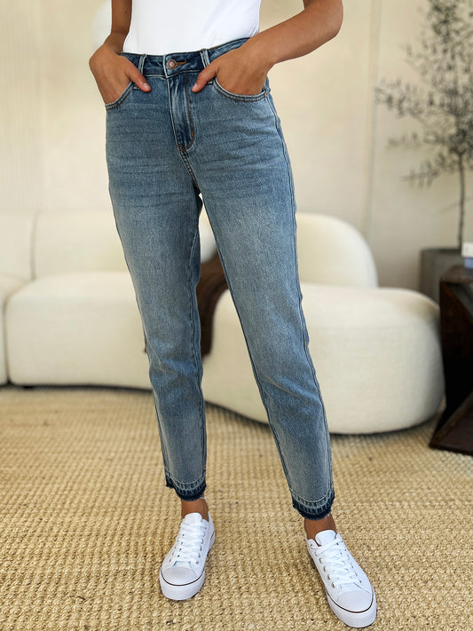 Judy Blue Rigid Magic Release Hem Jeans