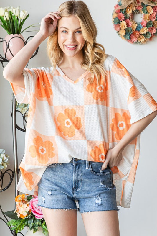 Lush Luau Top Orange