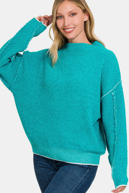 Zenana Teal Sweater